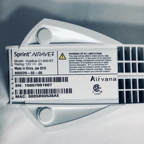 Airvane Sprint Access Point C1-600 RT cellphone signal Booster HubBub.2.5. - Picture 3 of 3